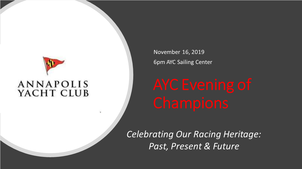 AYC Evening of Champions