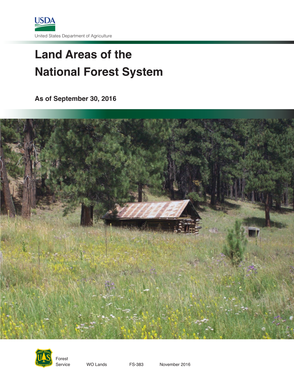 Land Areas of the National Forest System