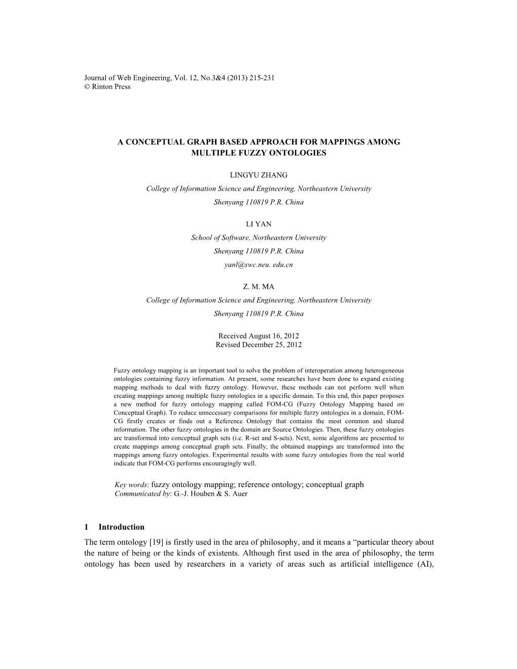 Fuzzy Ontology Mapping Is an Important Tool to Solve the Problem of Interoperation Among Heterogeneous Ontologies Containing Fuzzy Information