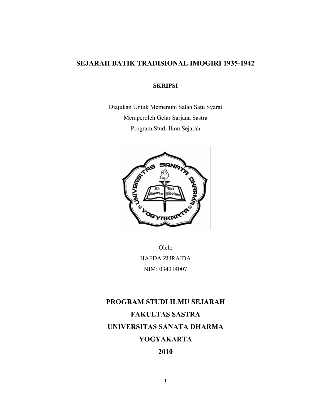 Sejarah Batik Tradisional Imogiri 1935-1942