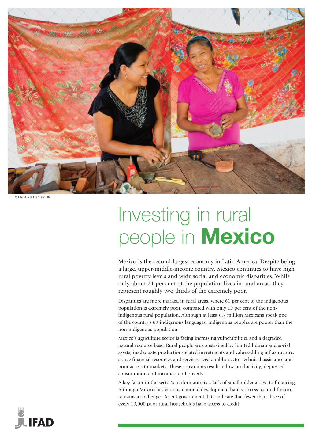 Rural Poverty in Mexico in 2015, Approximately 21 Per Cent of the Population Lived in Rural Areas of the Country