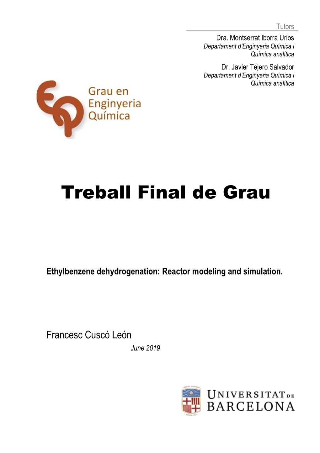 Treball Final De Grau