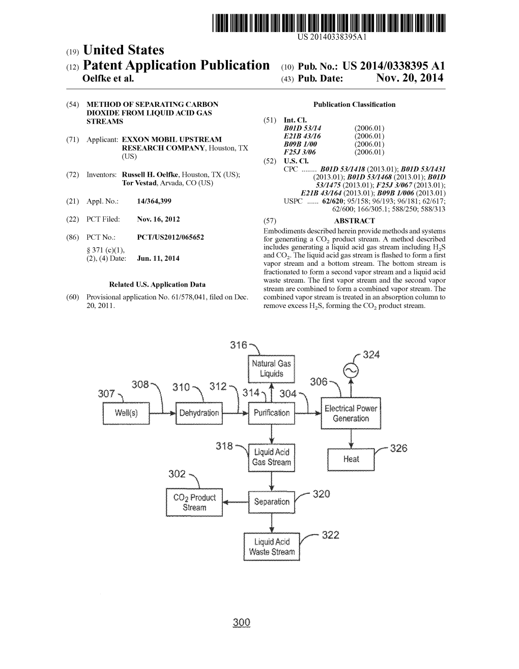 (12) Patent Application Publication (10) Pub. No.: US 2014/0338395 A1 Liquid Acid