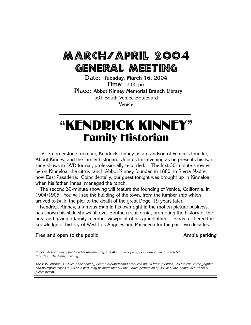 “KENDRICK KINNEY” Family Historian