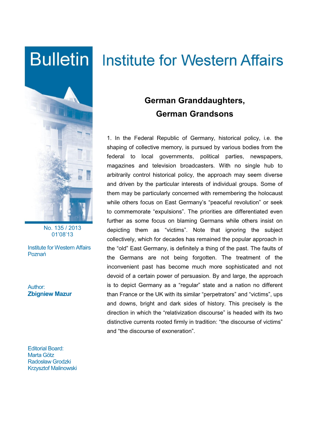 German Granddaughters, German Grandsons