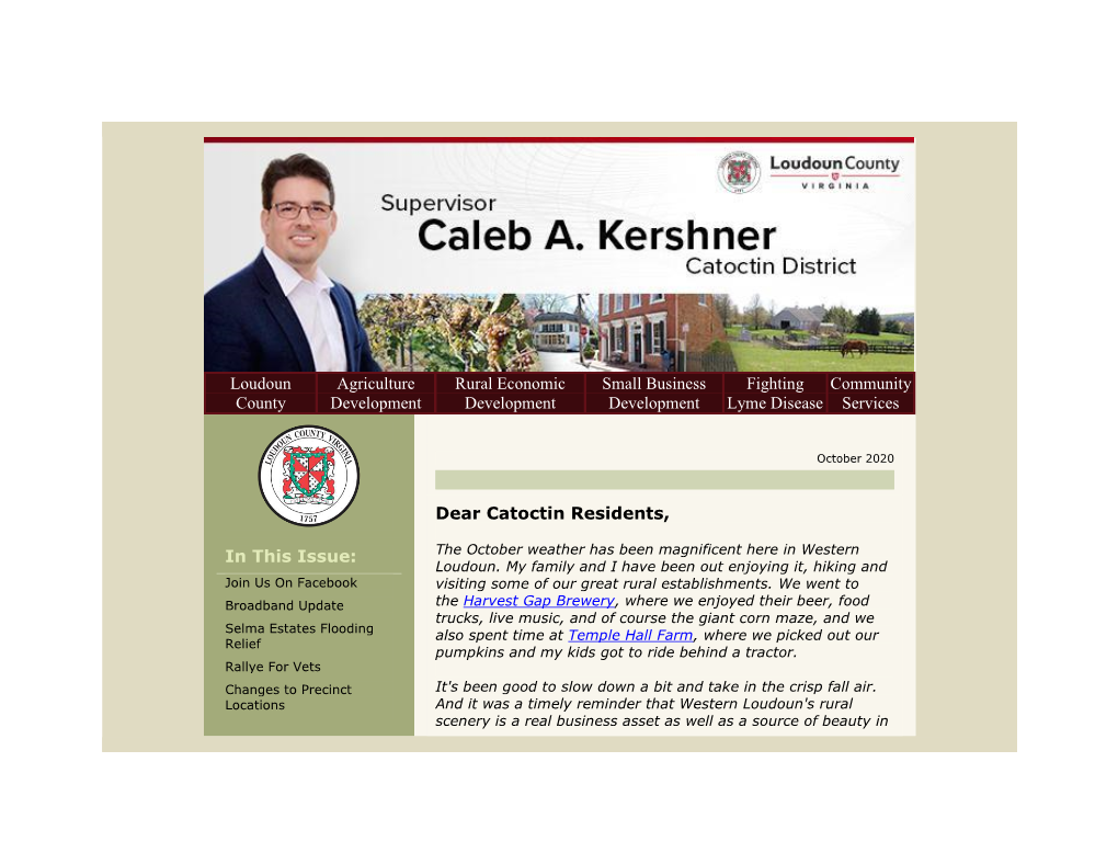 Catoctin District Newsletter