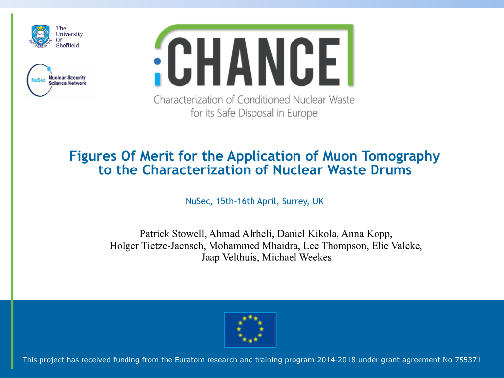 Figures of Merit for the Application of Muon Tomography to the Characterization of Nuclear Waste Drums