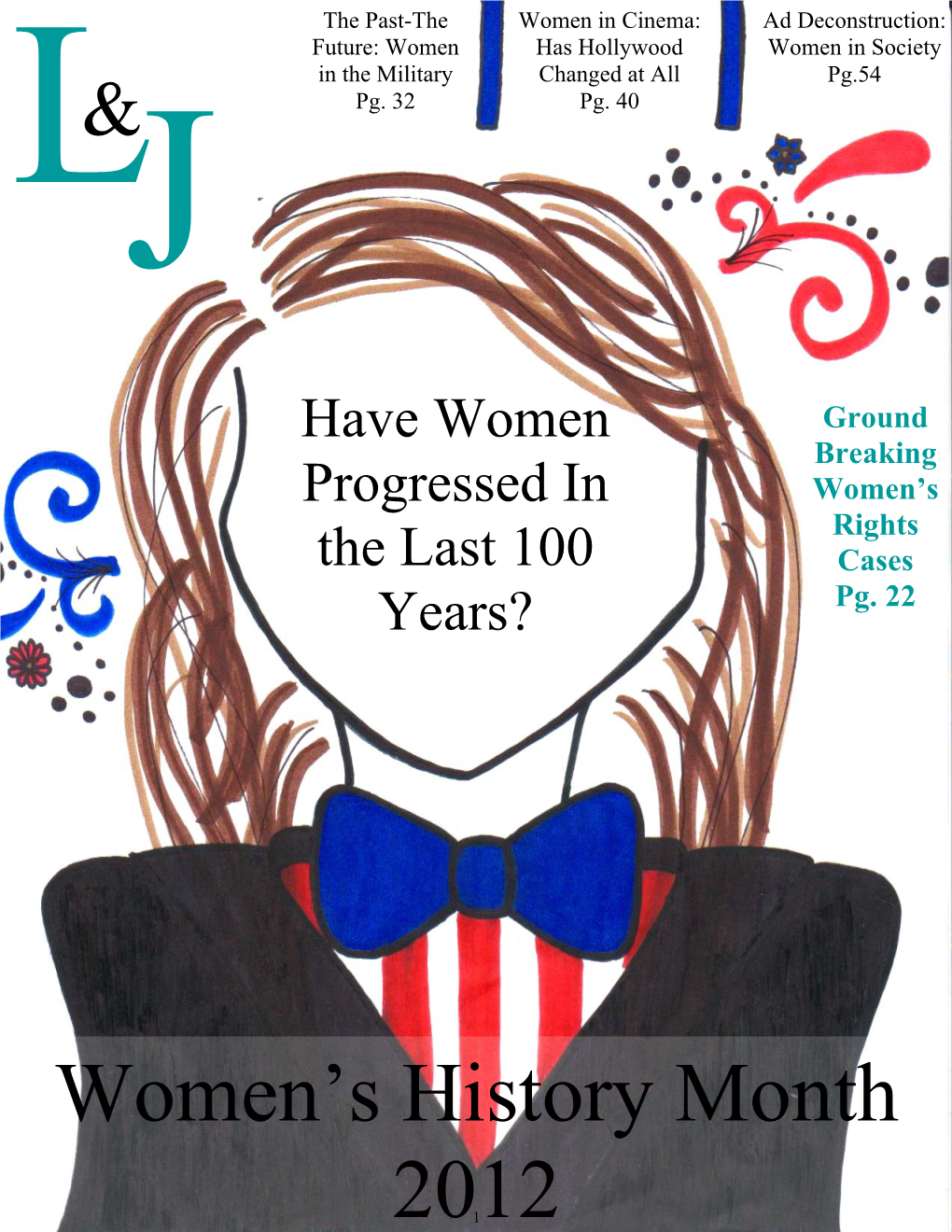 Women's History Month 2012