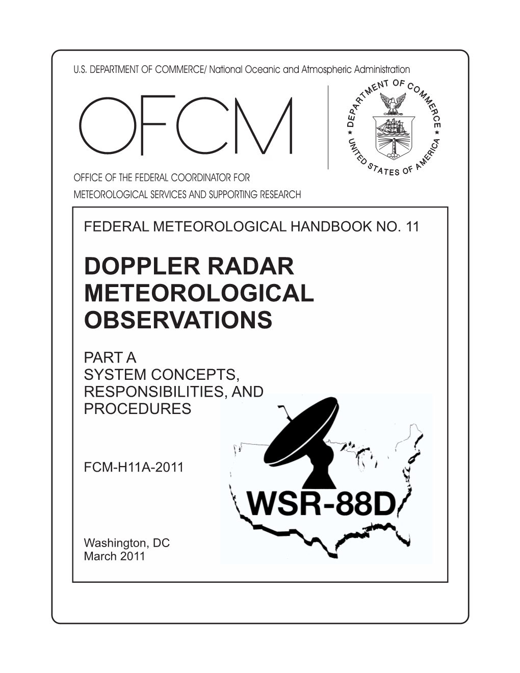 Doppler Radar Meteorological Observations