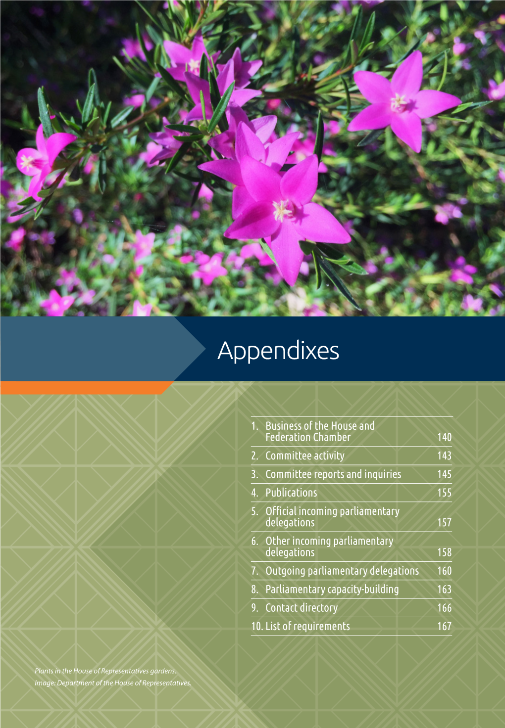 Appendixes, Annual Report 2018-19