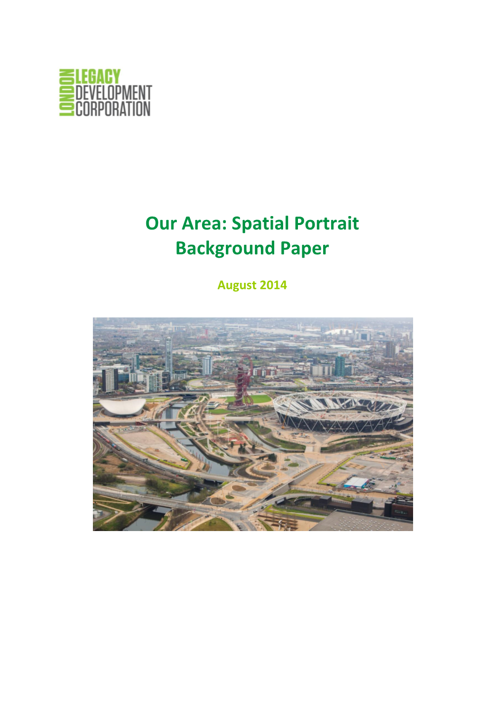 Our Area: Spatial Portrait Background Paper