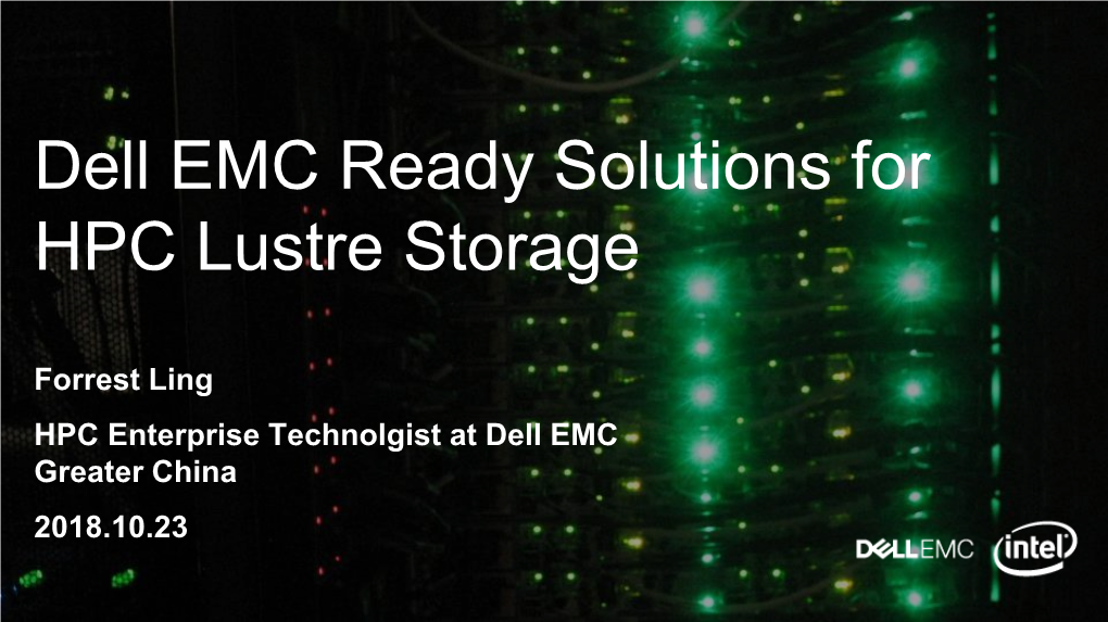 Dell EMC High Performance Computing