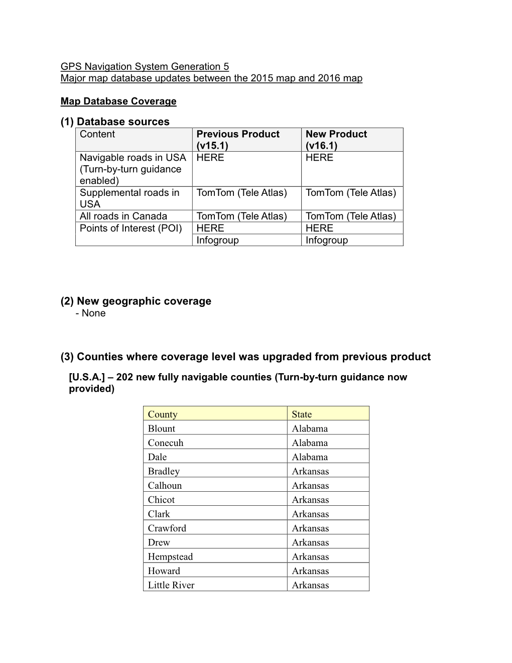 Database Sources