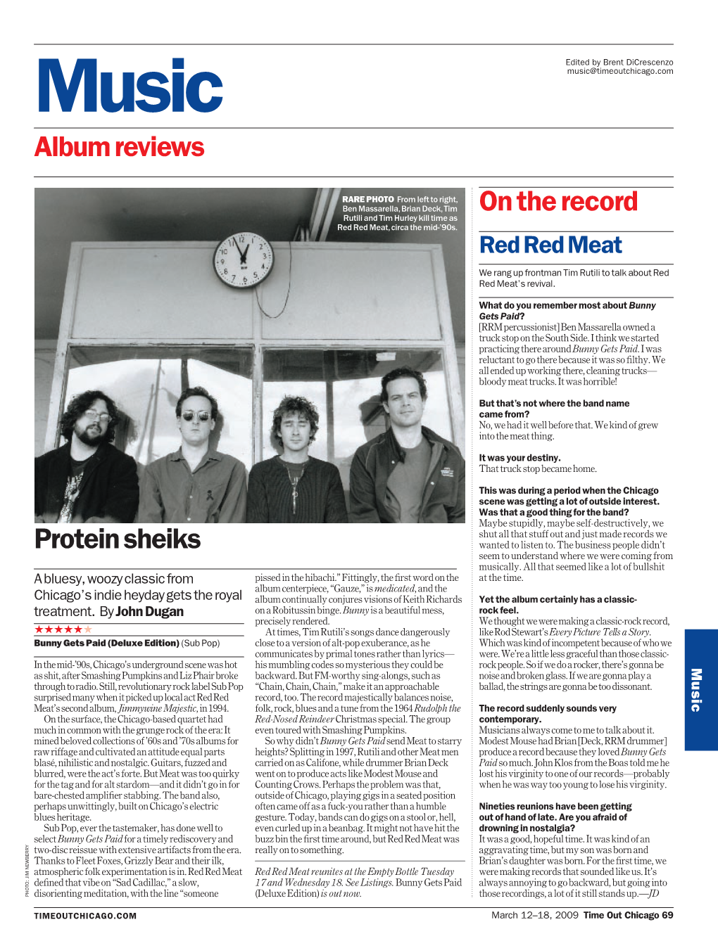 Protein Sheiks Album Reviews on the Record