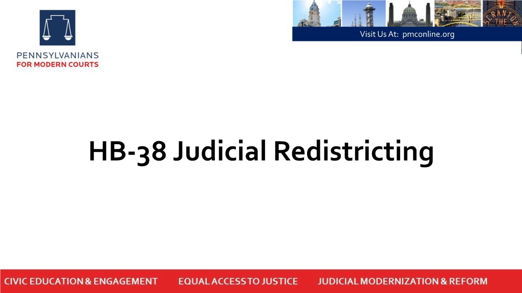 HB-38 Judicial Redistricting