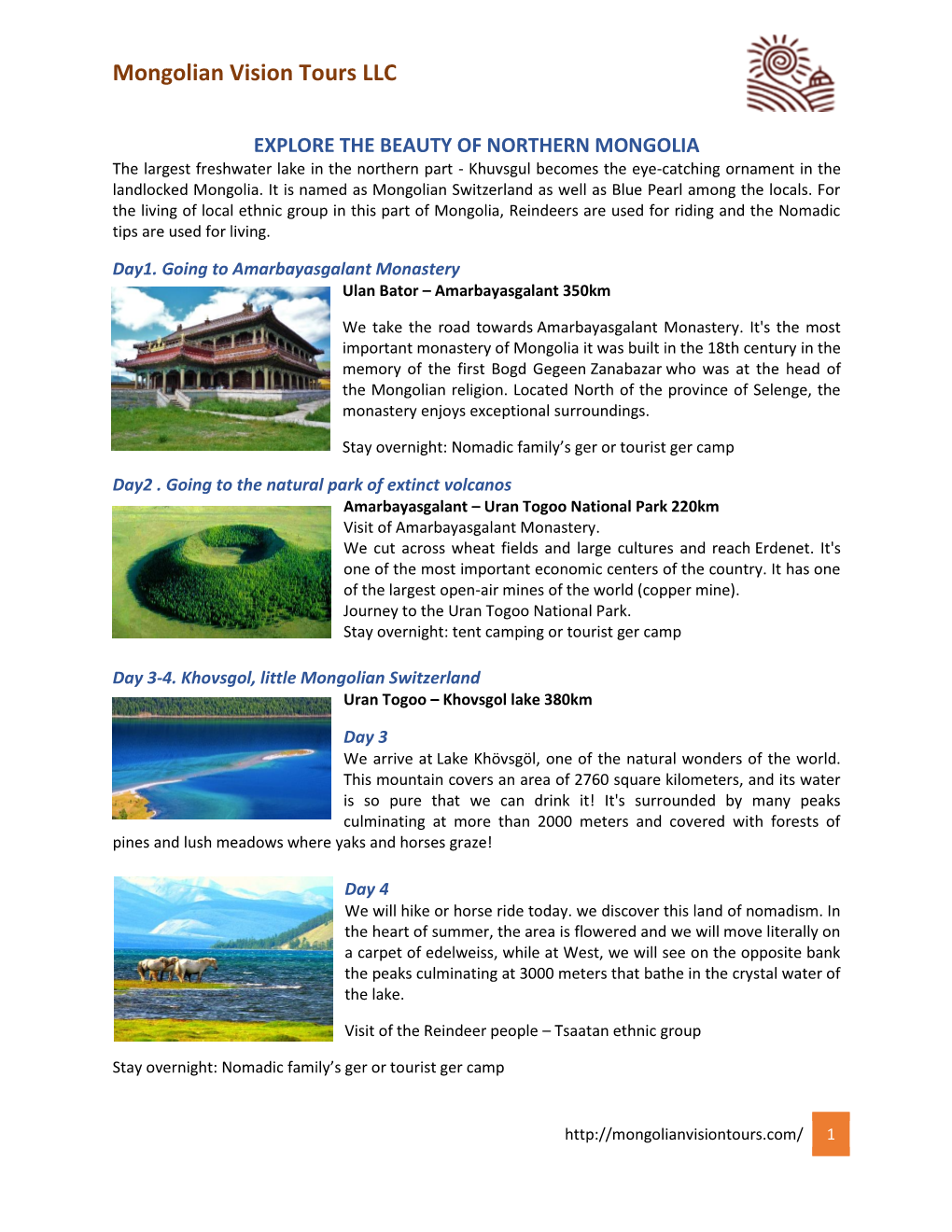 Mongolian Vision Tours LLC