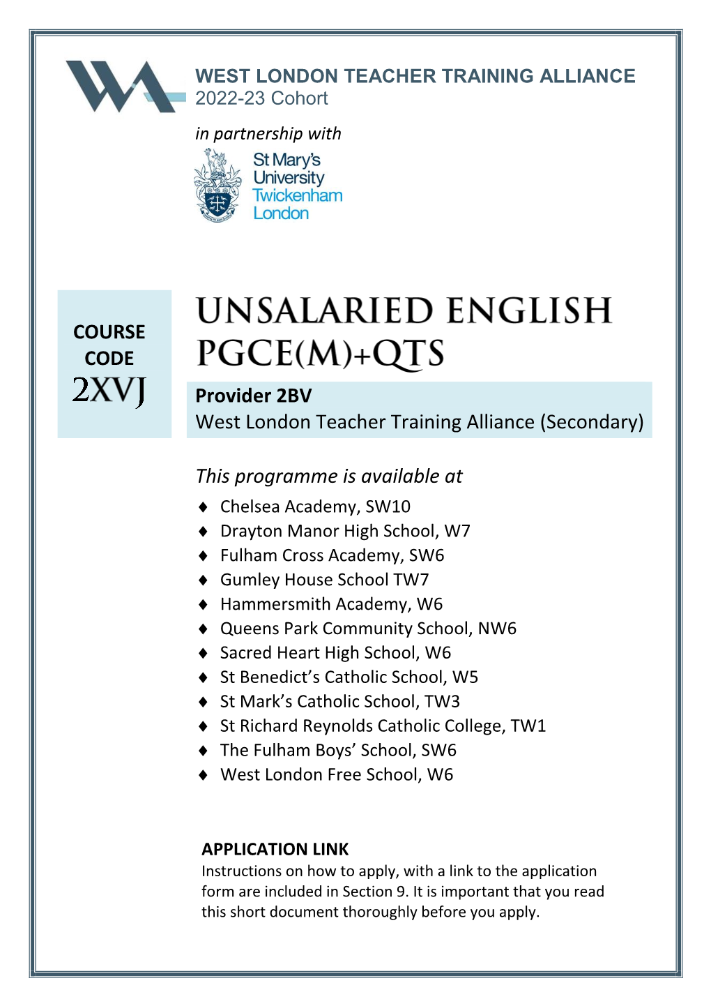 2XVJ English Unsal St Mary's