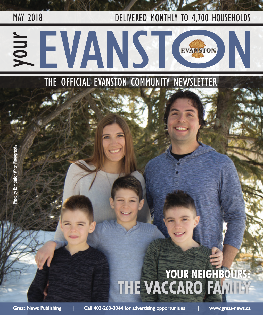 EVANSTON COMMUNITY NEWSLETTER Photo by Remember When Photography Photo by Remember