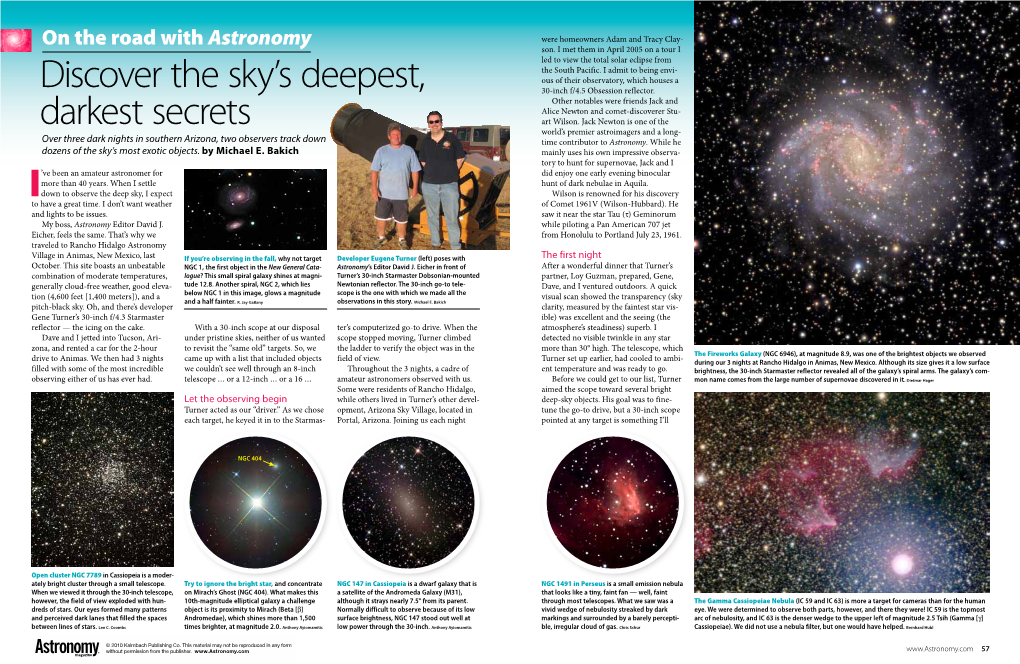 Discover the Sky's Deepest, Darkest Secrets