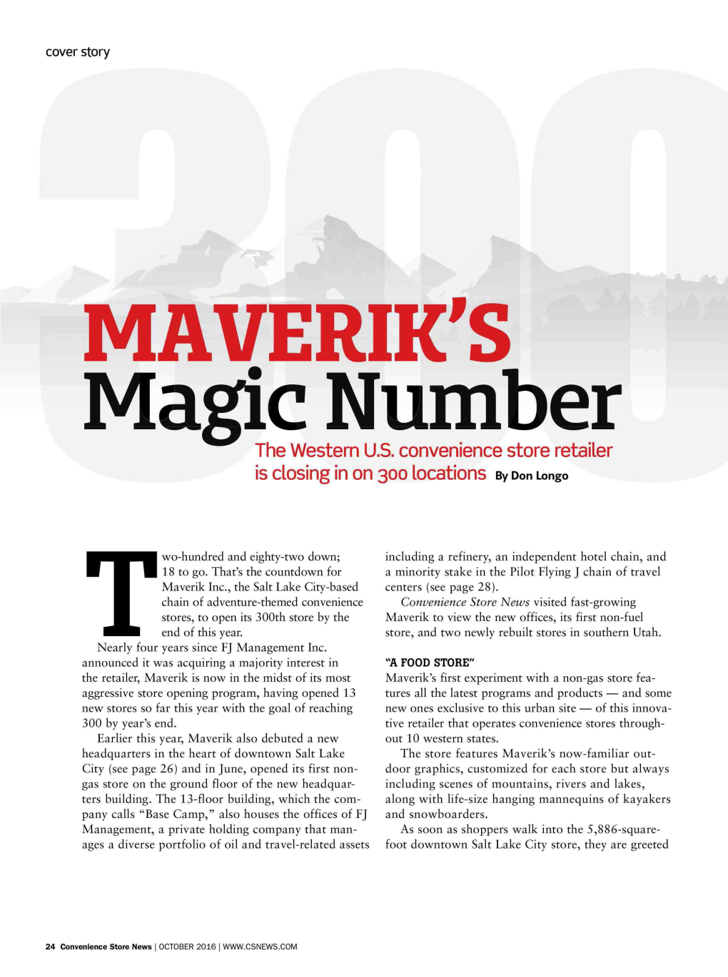 MAVERIK's Magic Number the Western U.S