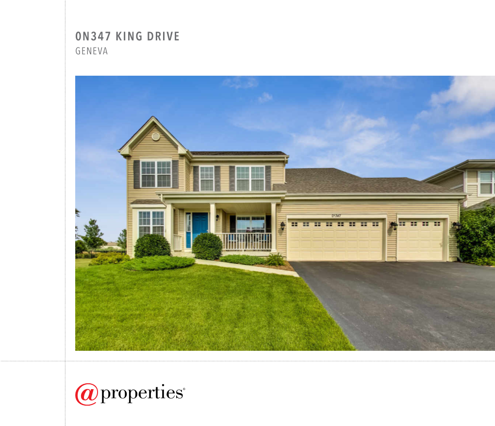 0N347 King Drive Geneva Step Inside This Popular 2 Story Palmetto Model Featuring 4 Bedrooms 2.5 Bath