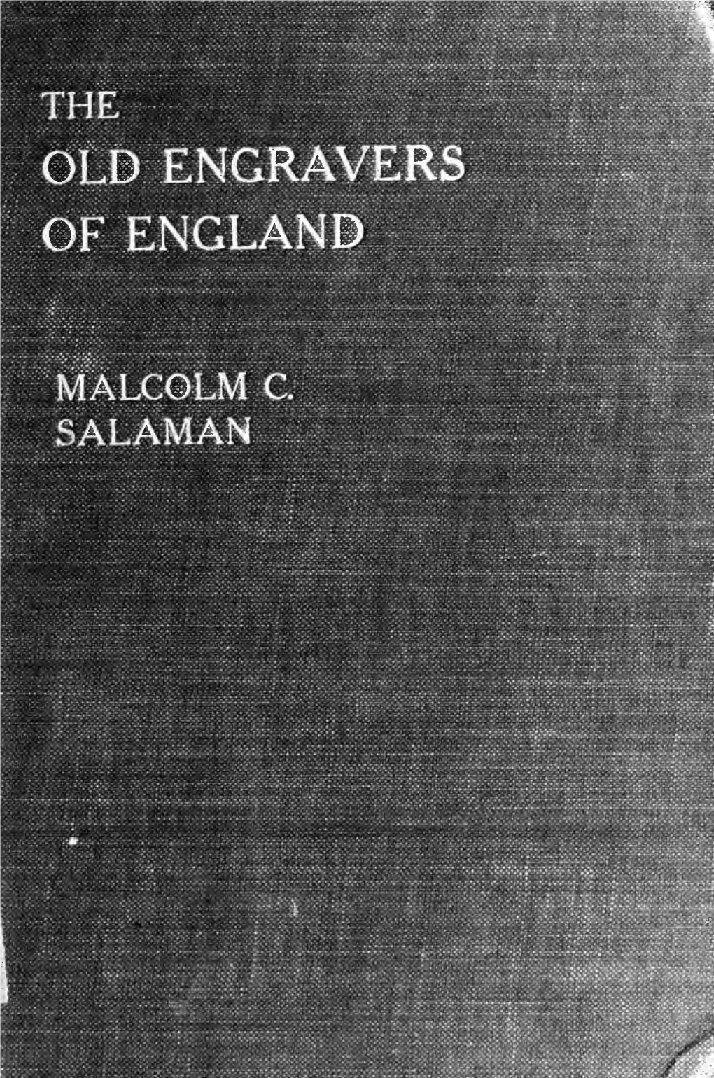 The Old Engravers of England in Their Relation to Contemporary Life and Art