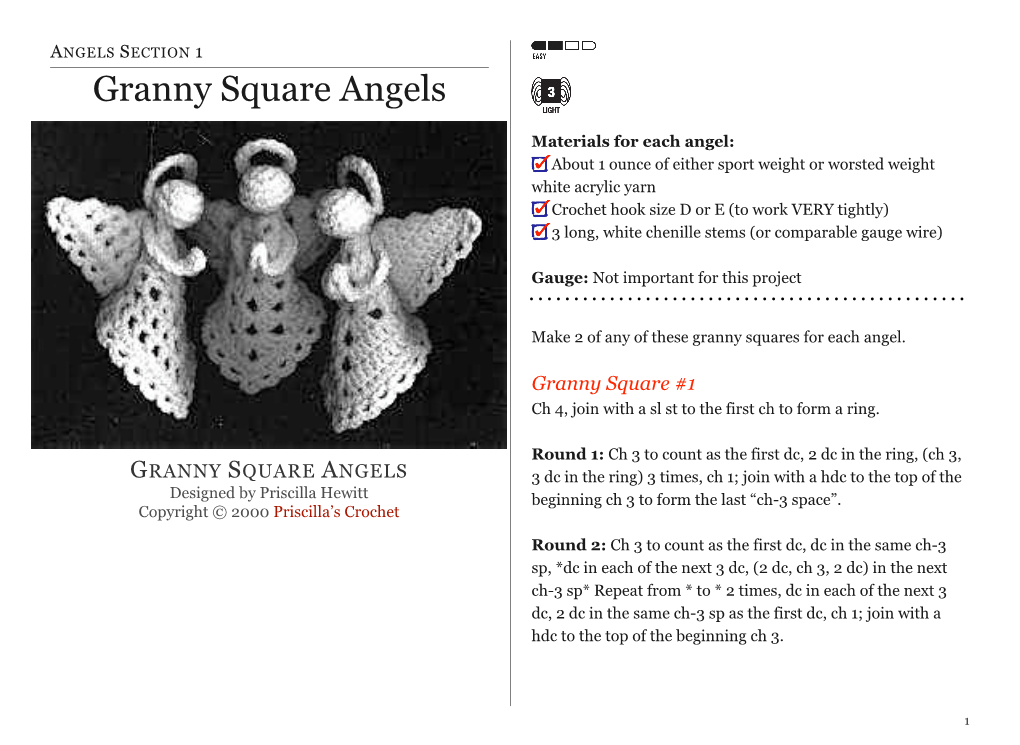 Granny Square Angels