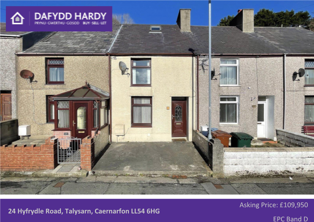 24 Hyfrydle Road, Talysarn, Caernarfon LL54 6HG EPC Band D