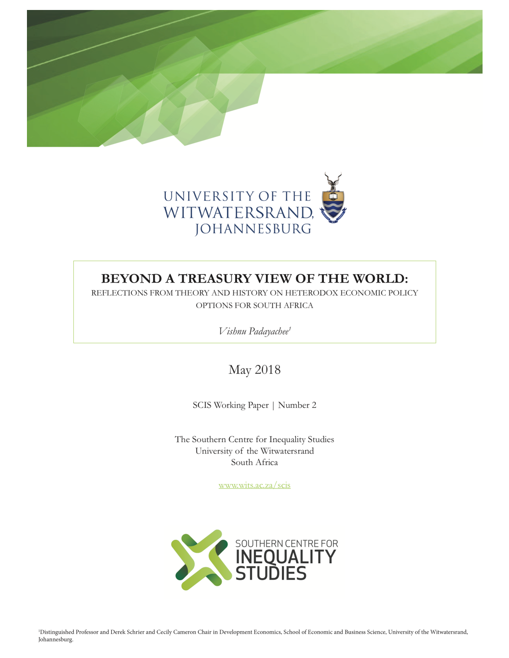 Beyond a Treasury View of the World: Reflections From