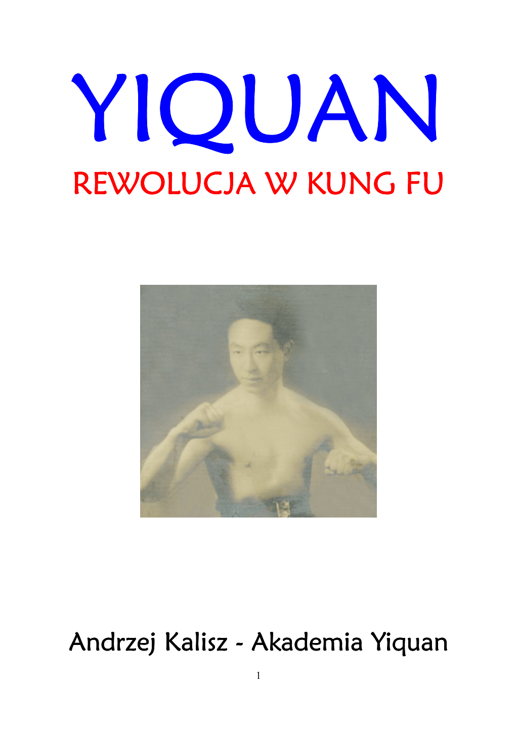 Yiquan . Rewolucja W Kung Fu