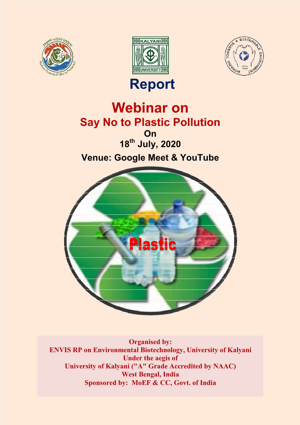 ENVIS Webinar Report Say No to Plastic Pollution