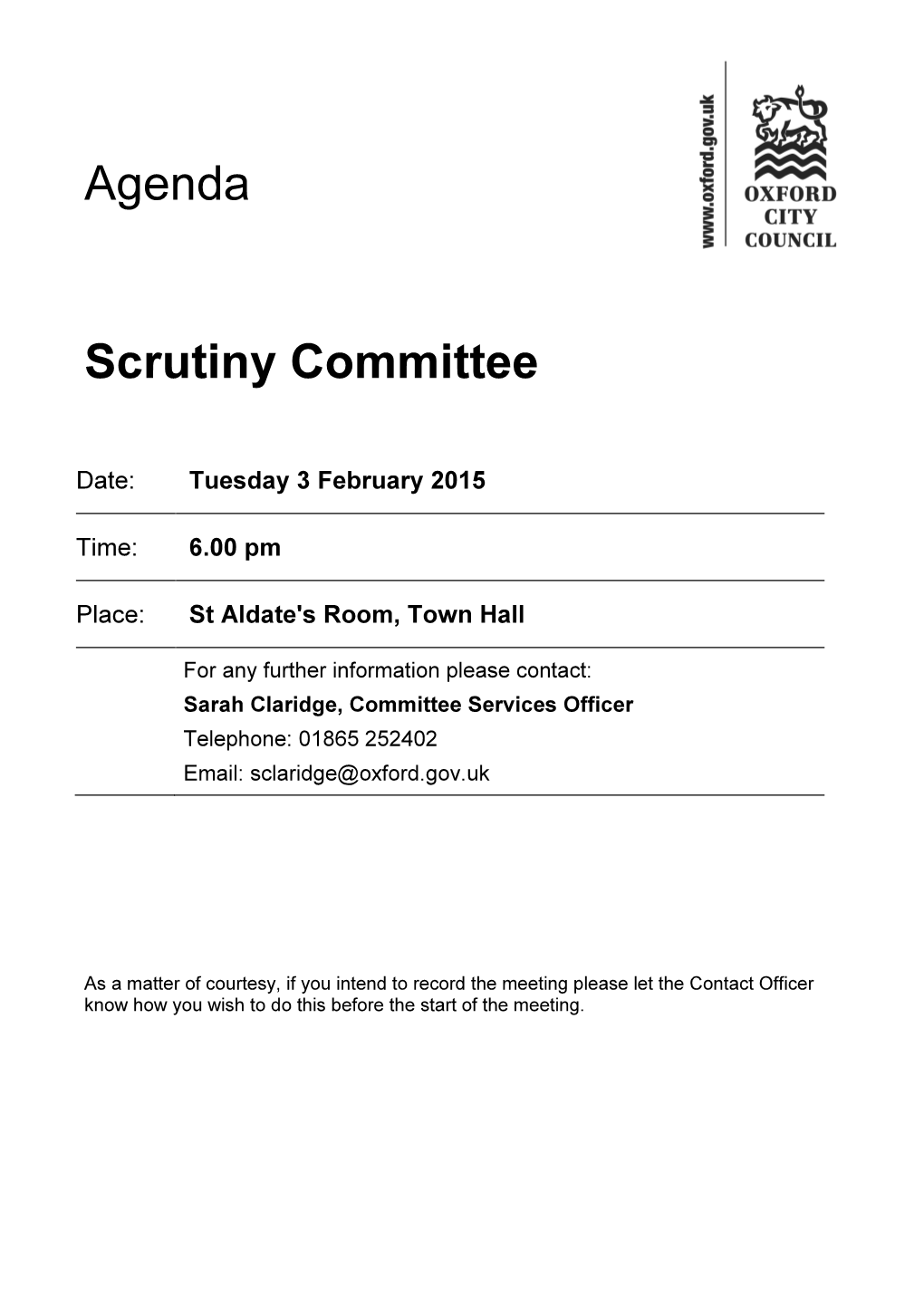 (Public Pack)Agenda Document for Scrutiny