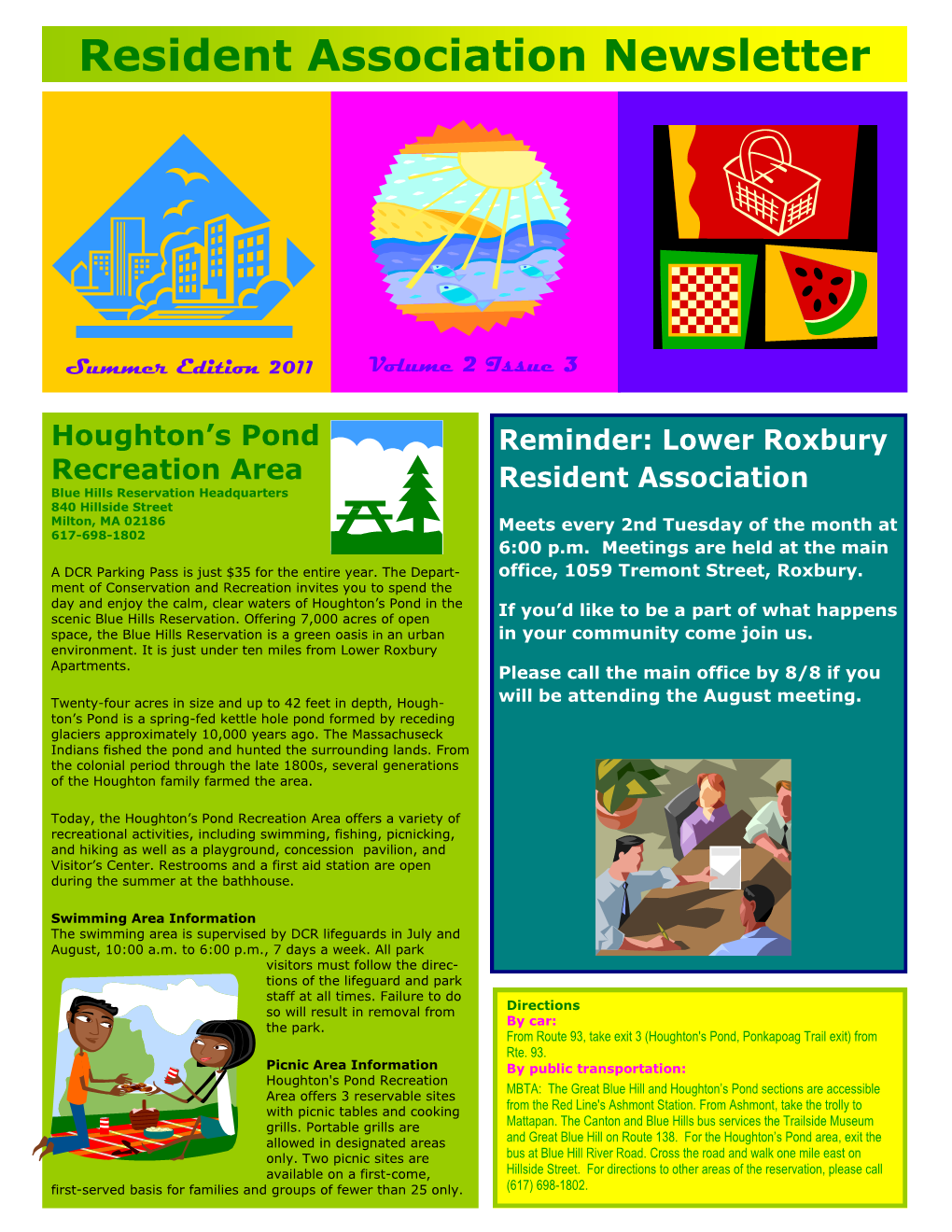 Lower Roxbury Apartments Newsletter