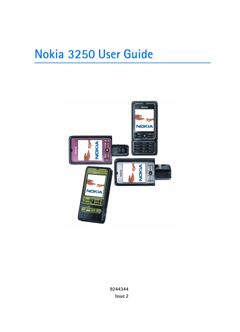 Nokia 3250 User Guide