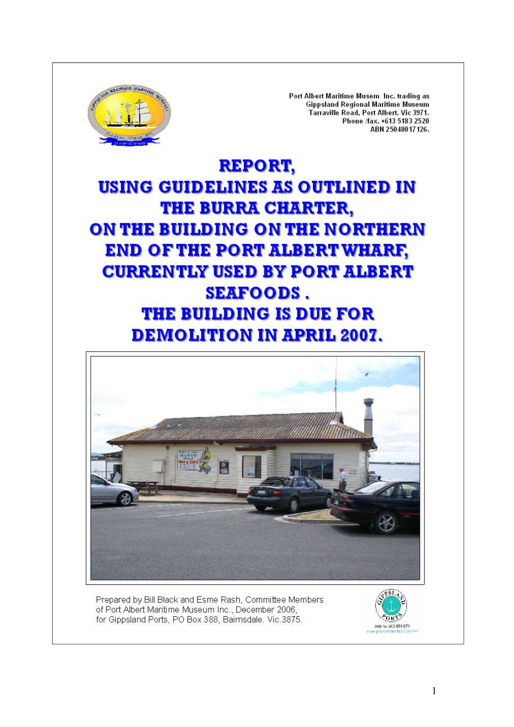 Port-Albert-Wharf-History.Pdf