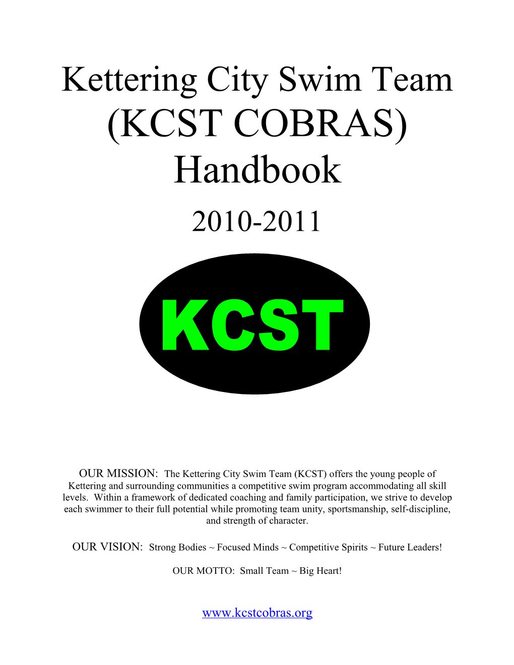 Kettering City Swim Team (KCST COBRAS)