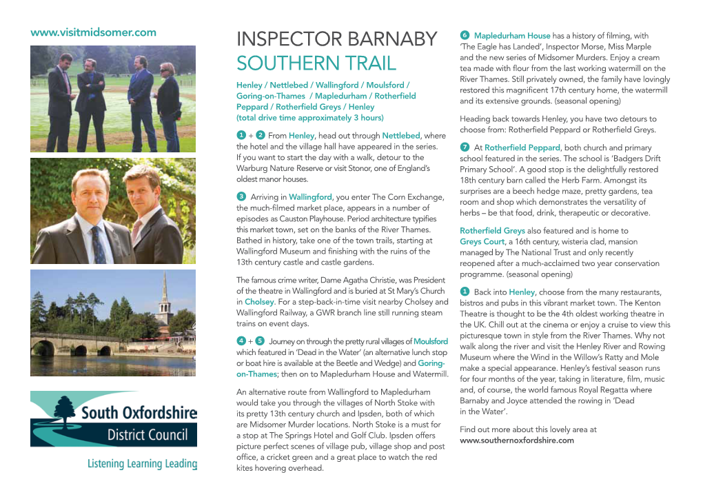 Inspector Barnaby SOUTHERN Trail