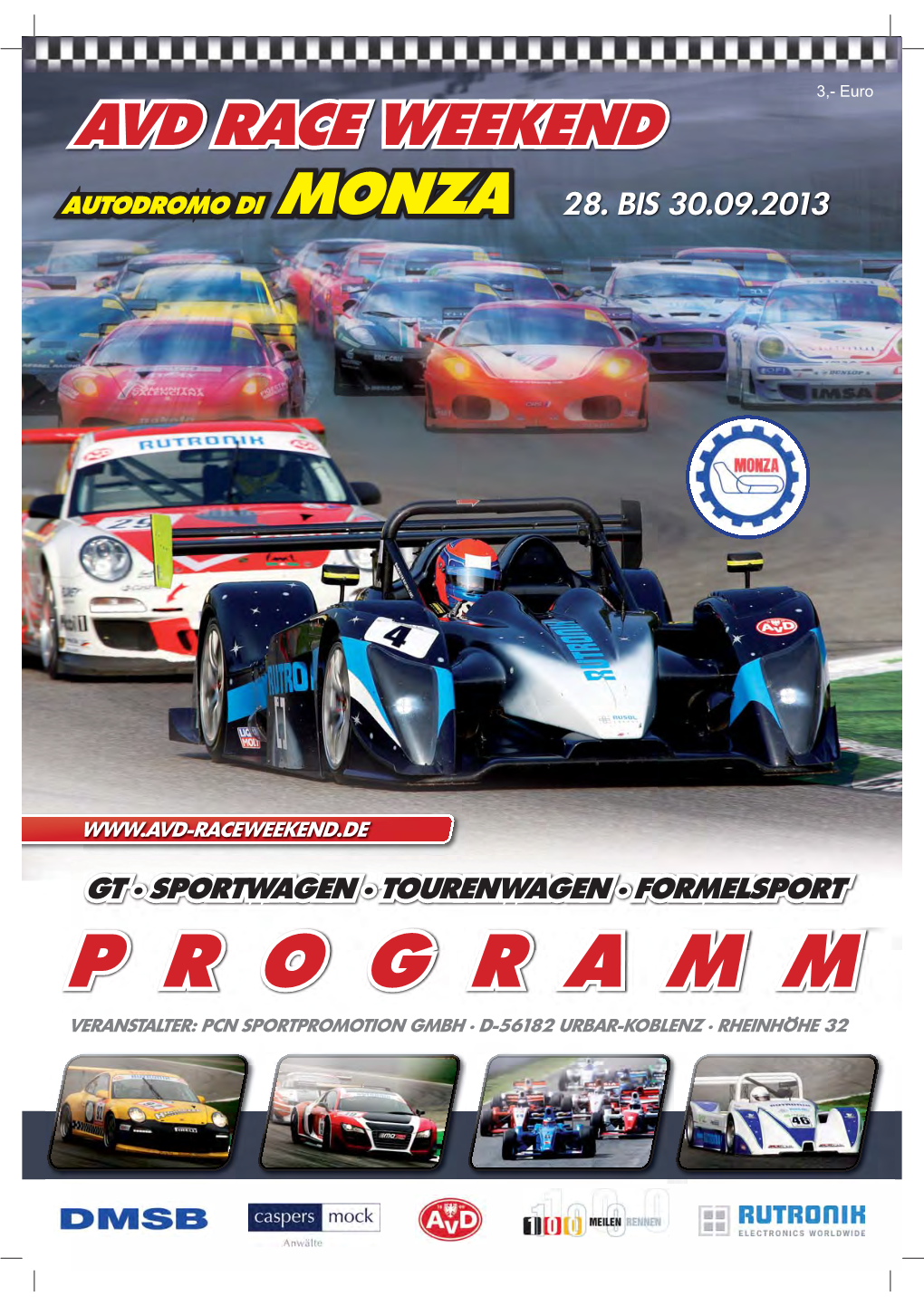 AVD RACE WEEKEND 3,- Euro