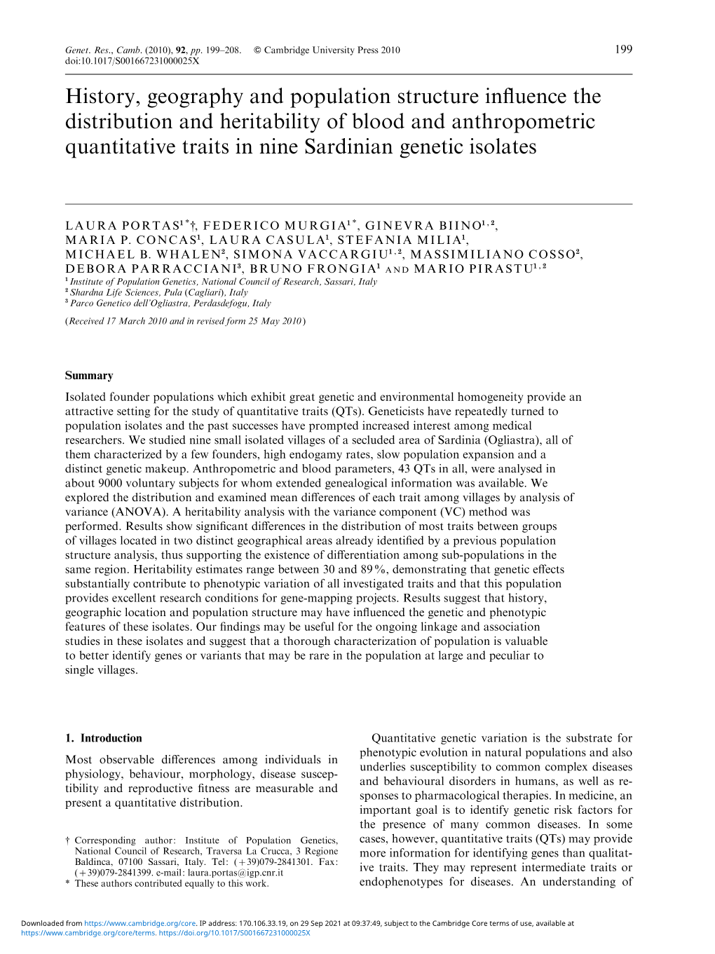 History, Geography and Population Structure Influence the Distribution and Heritability of Blood and Anthropometric Quantitative