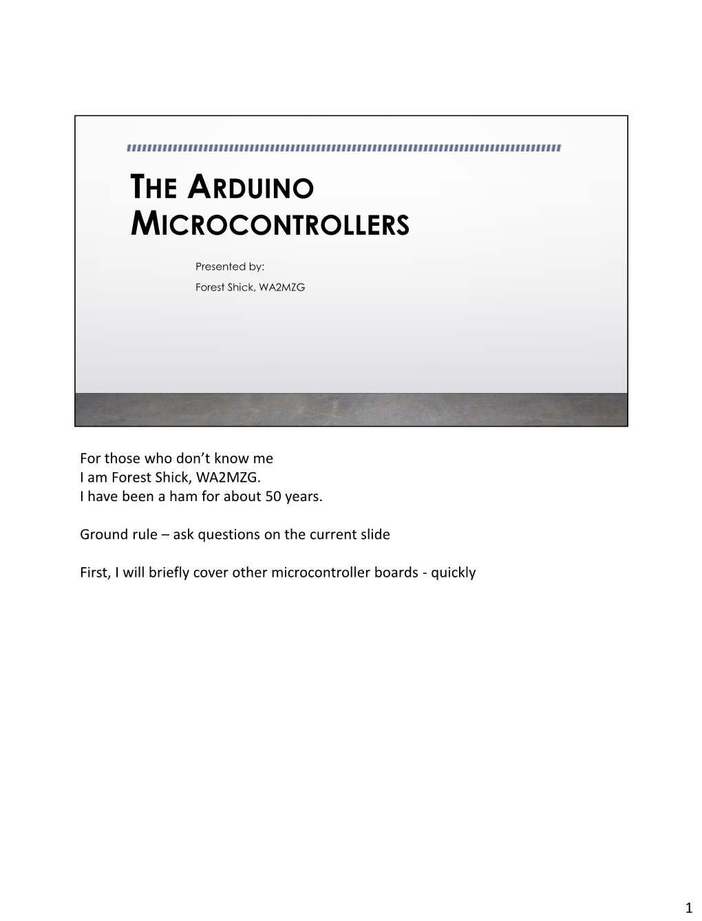 Very Basic Arduino Programming