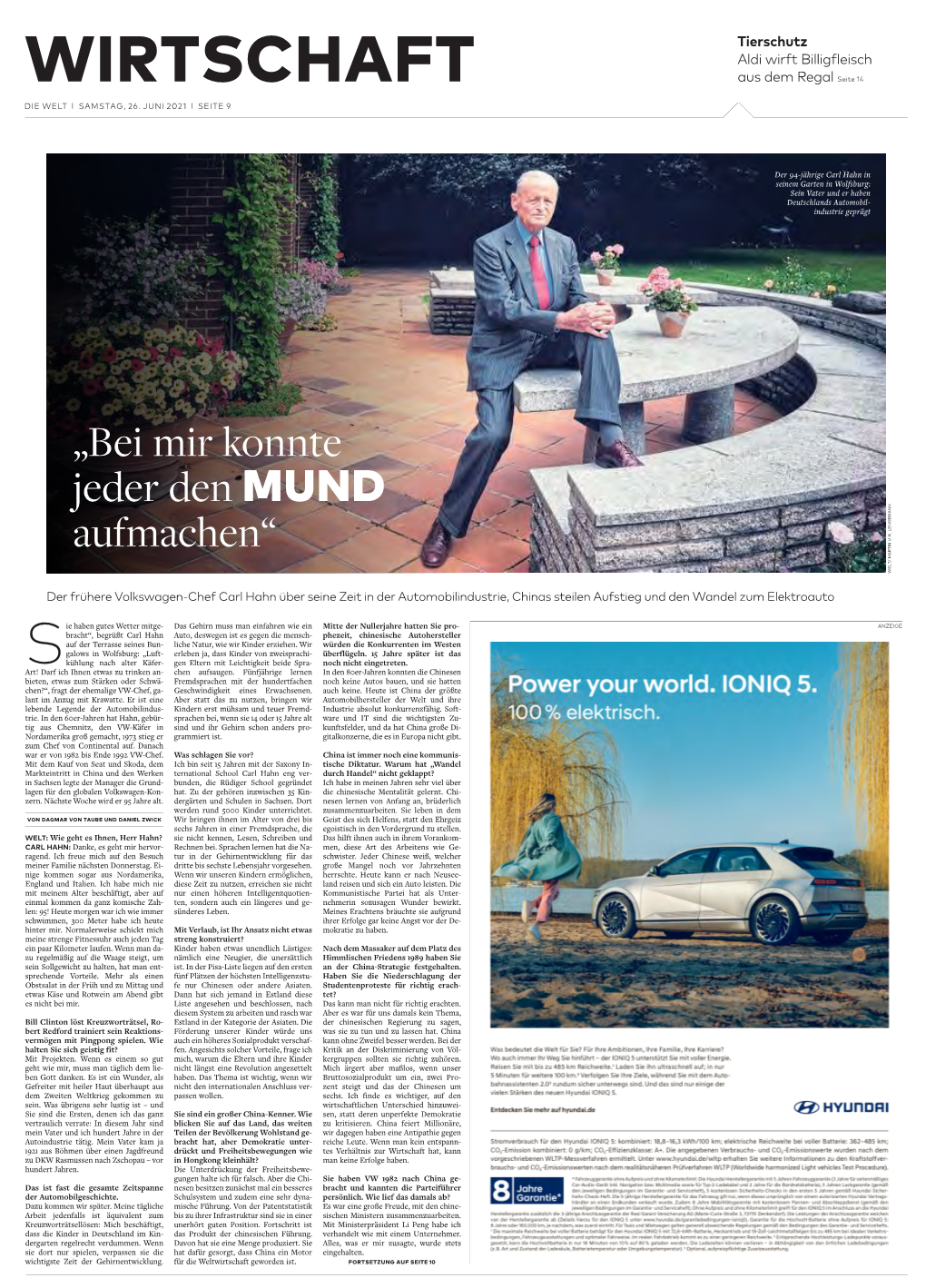 “Die Welt”, 26-06-2021