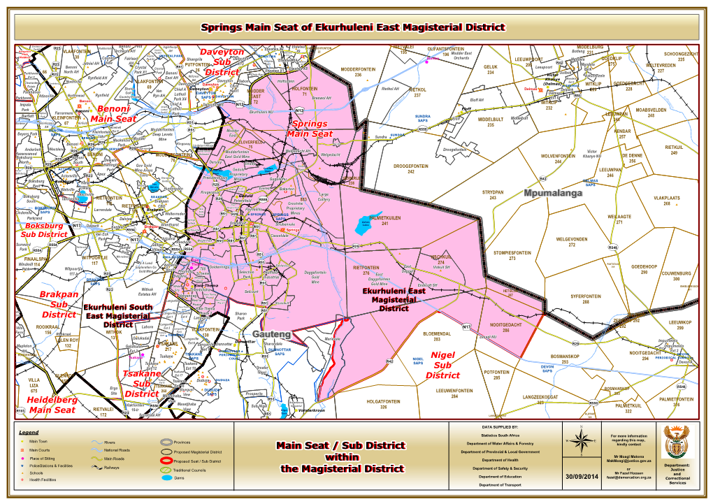 Springs Main Seat of Ekurhuleni East Magisterial District