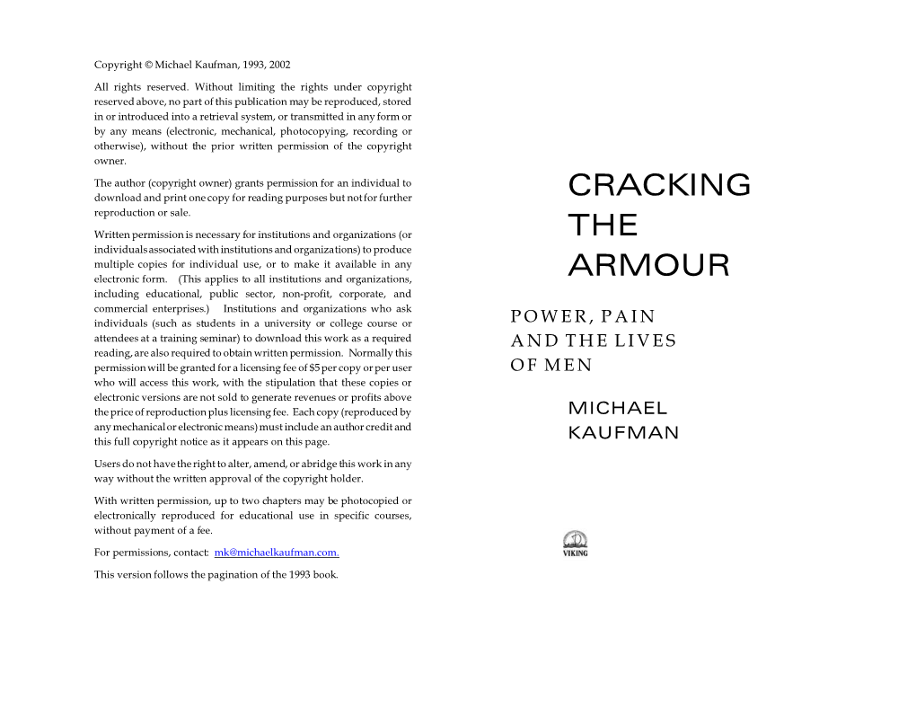 Cracking the Armour Colleagues
