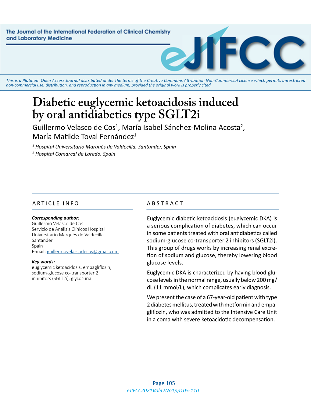 Diabetic Euglycemic Ketoacidosis Induced by Oral Antidiabetics Type