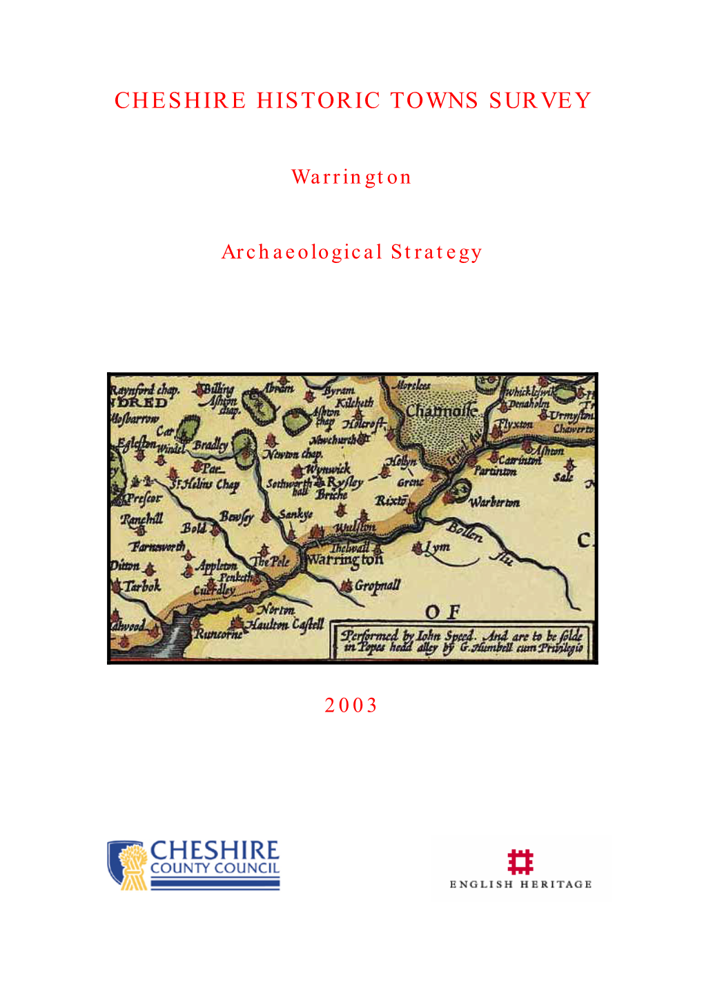 Warrington Archaeological Strategy