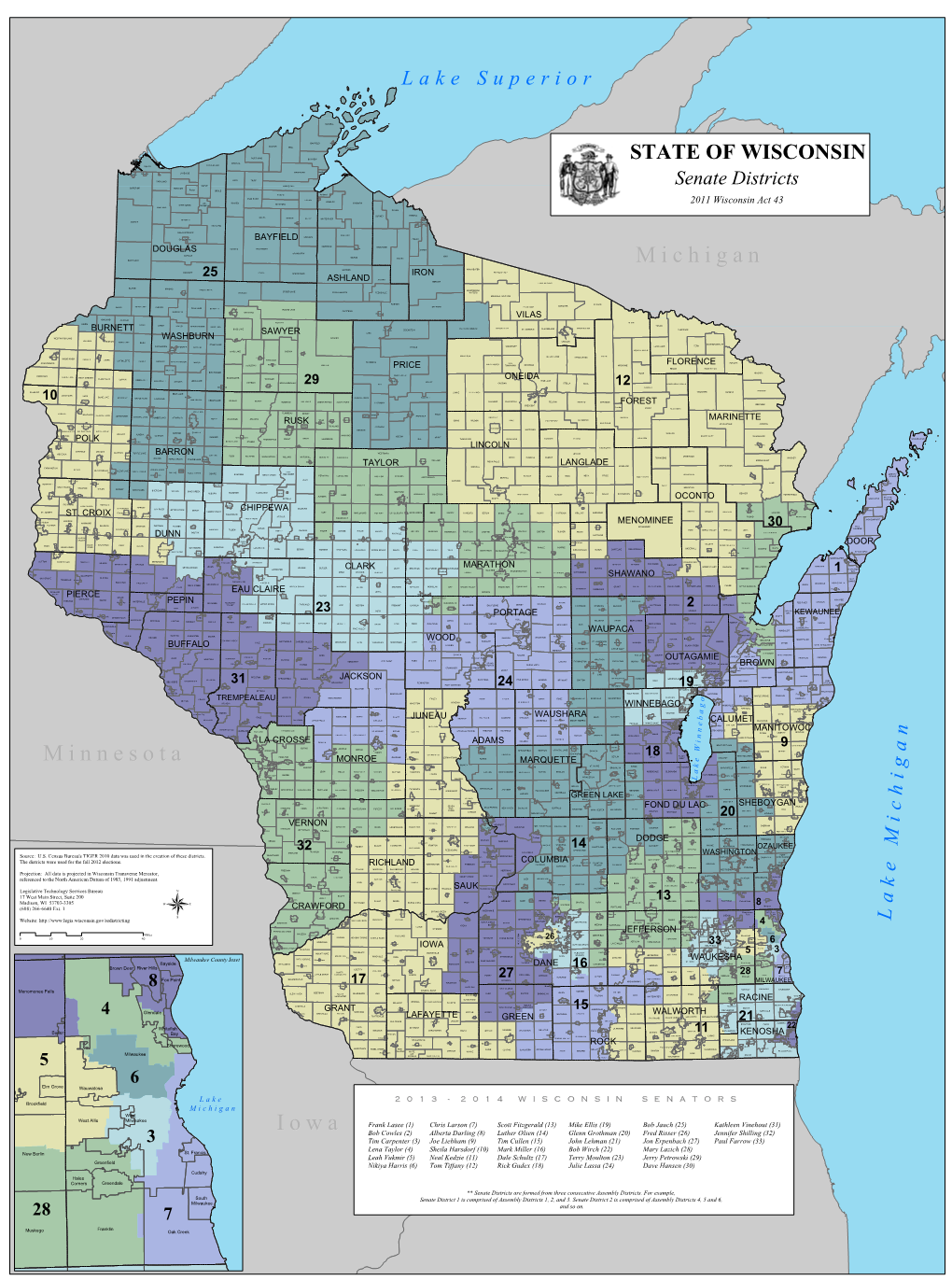 Iowa Minnesota Illinois Michigan