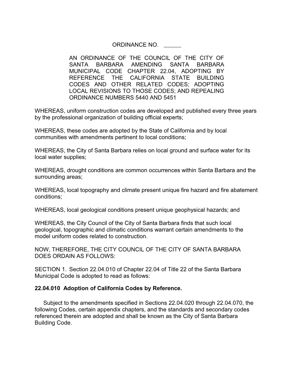 Ordinance Committee Draft 10/30/07