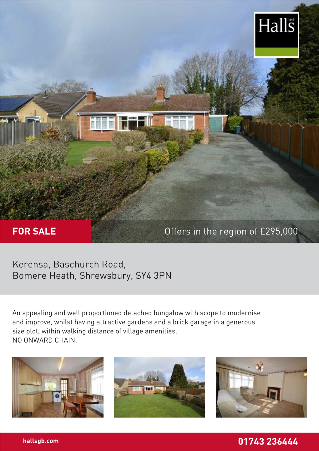 Kerensa, Baschurch Road, Bomere Heath, Shrewsbury, SY4 3PN