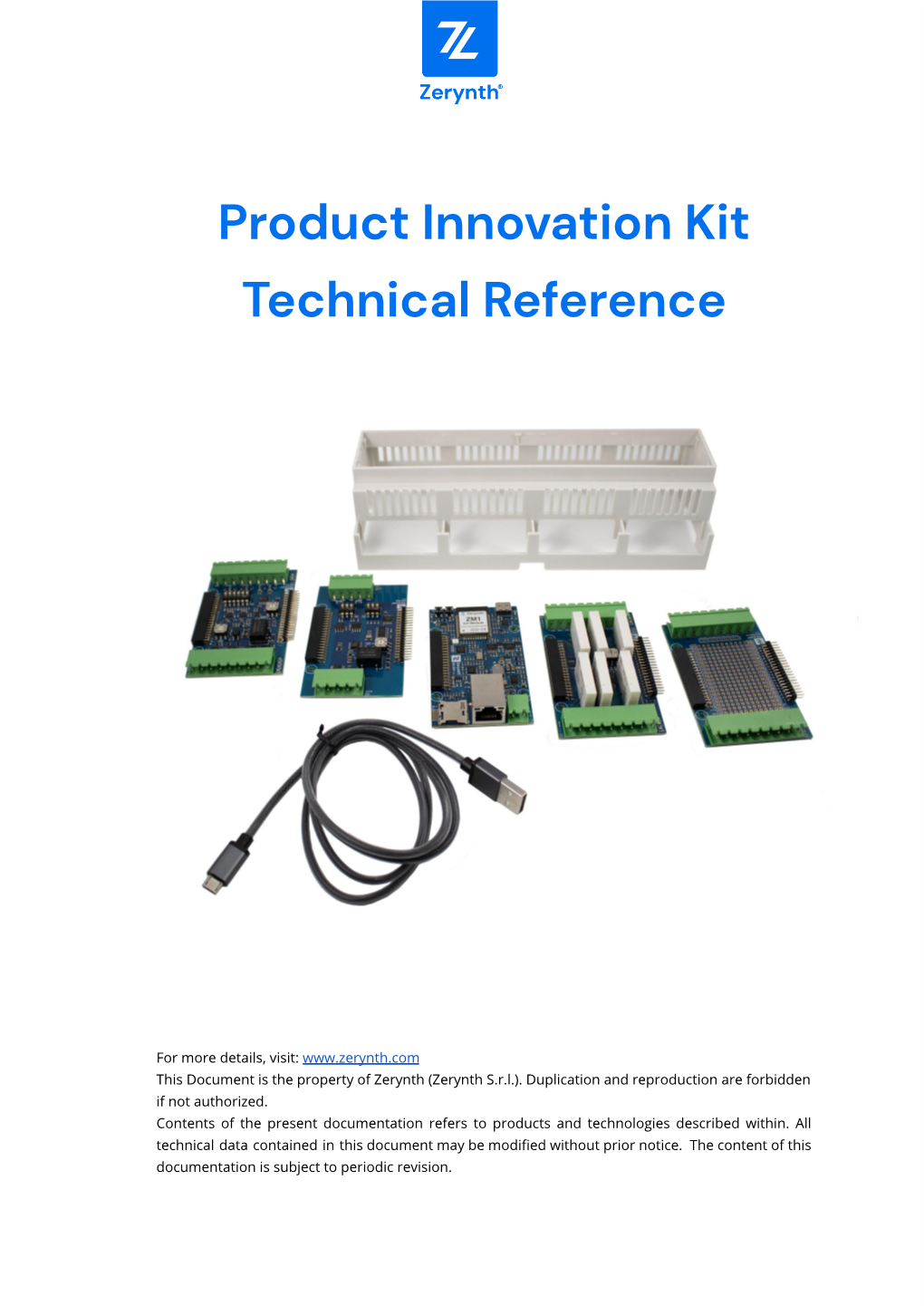 Product Innovation Kit Technical Reference