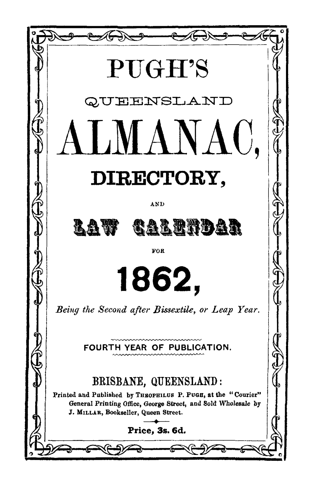 Pughs Alman-Dir Queensland 1862